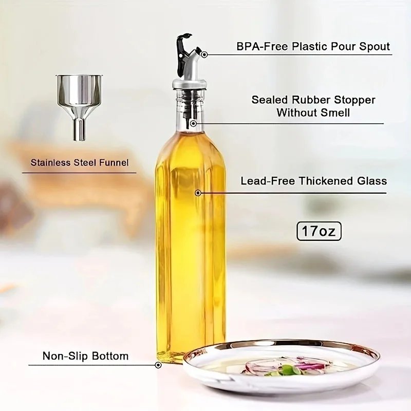 500ml Glass Olive Oil Bottle