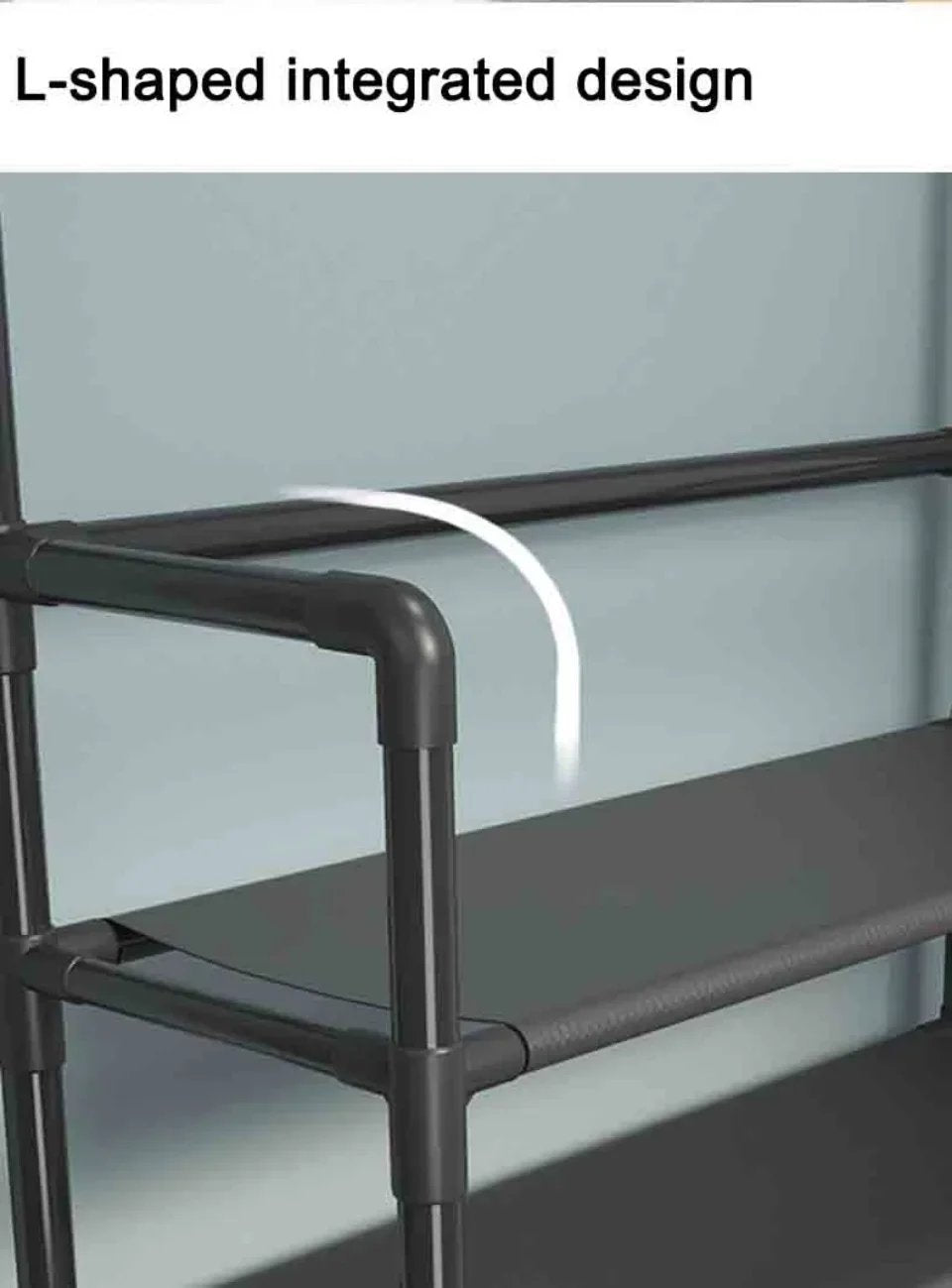 Multi Layers Shoe Rack Coat Hanging Organizer