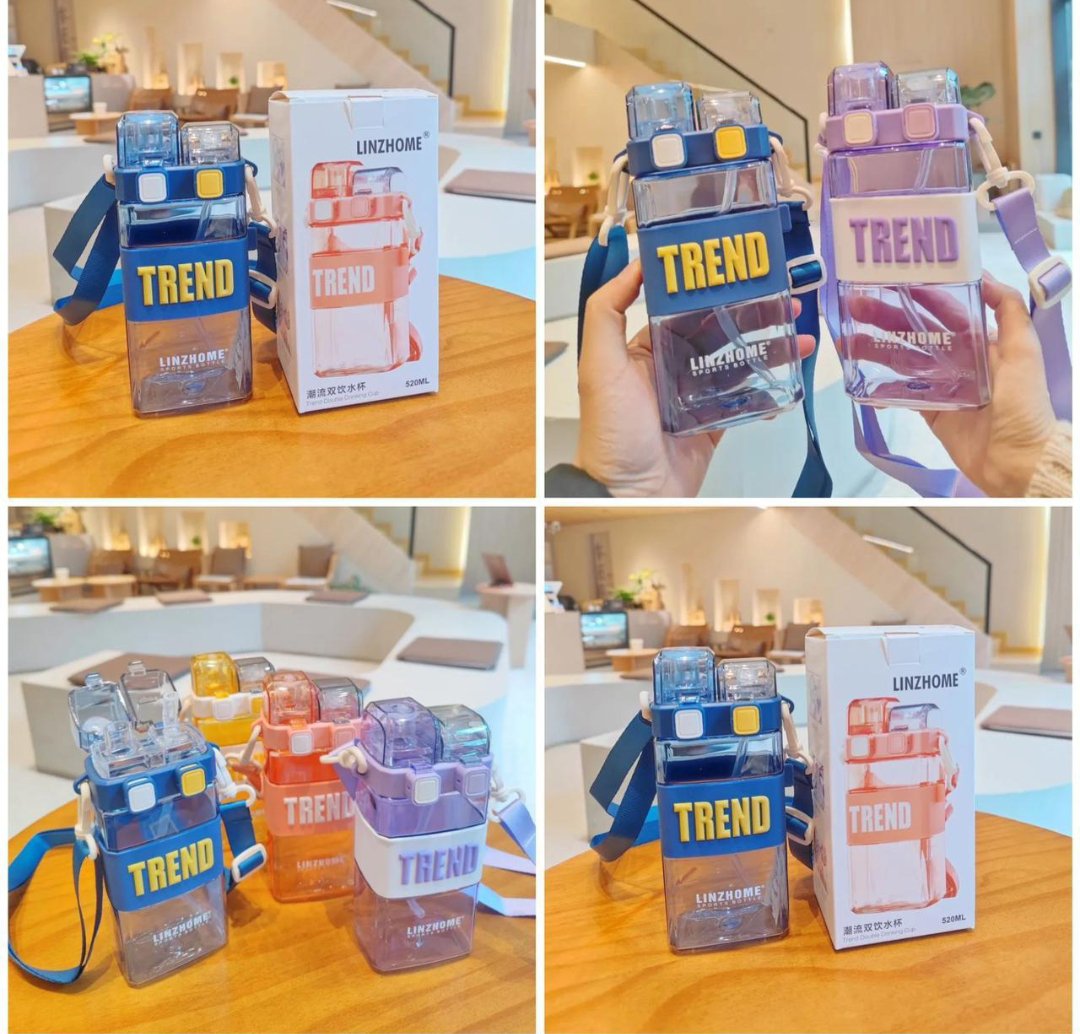 520ml Double Drink Trend Water Cup. (Premium Quality)