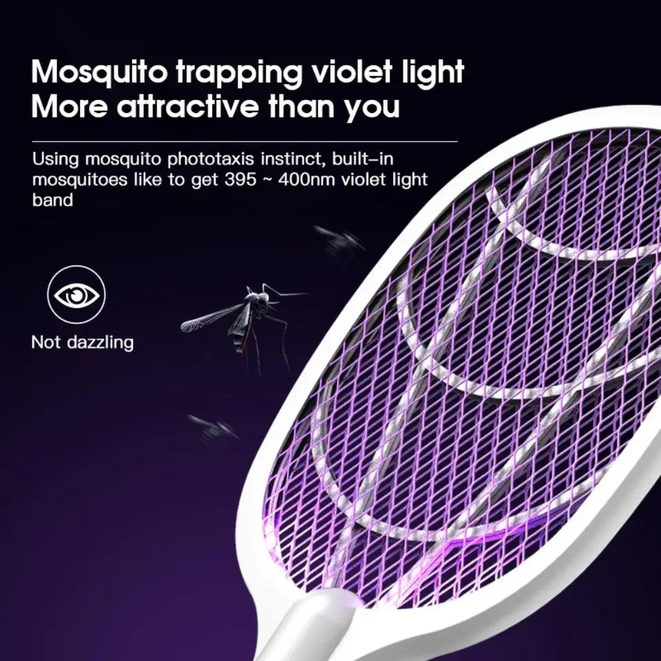 3 in 1 Electric Moskito Racket