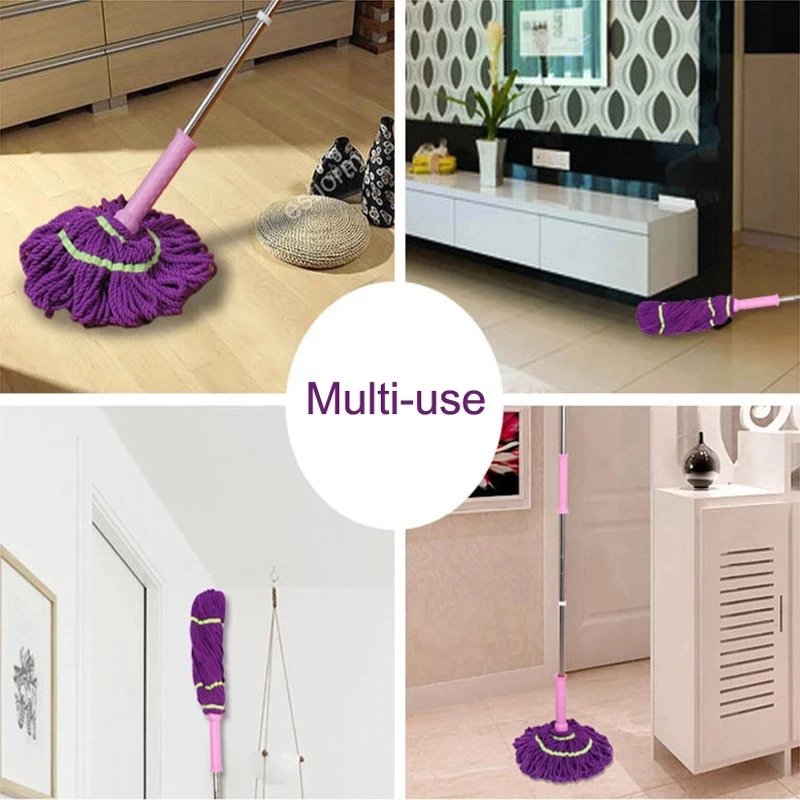 Replicable 360 Degree Microfiber Squizer Mop