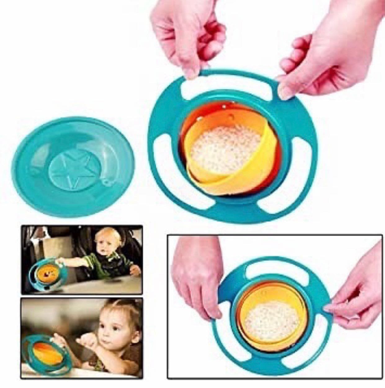 360 Rotate Spill-proof Baby Bowl