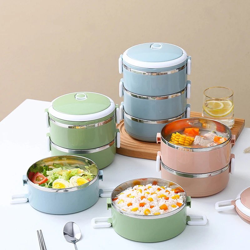 3 Layer Stainless Steel Insulated Lunch Box