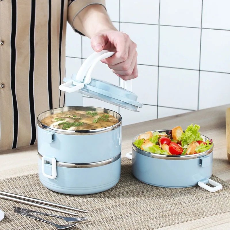 3 Layer Stainless Steel Insulated Lunch Box