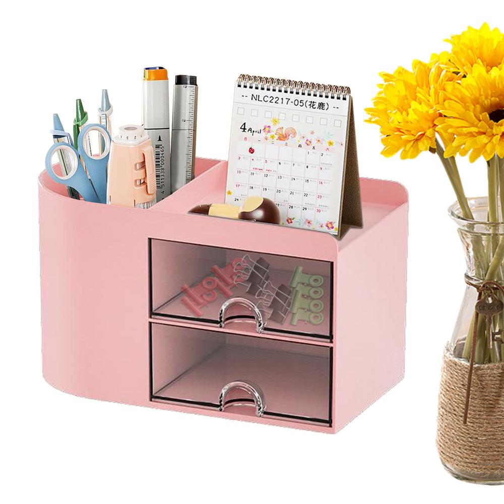 Creative Office Desk Organizer Pencil Statnory Holder