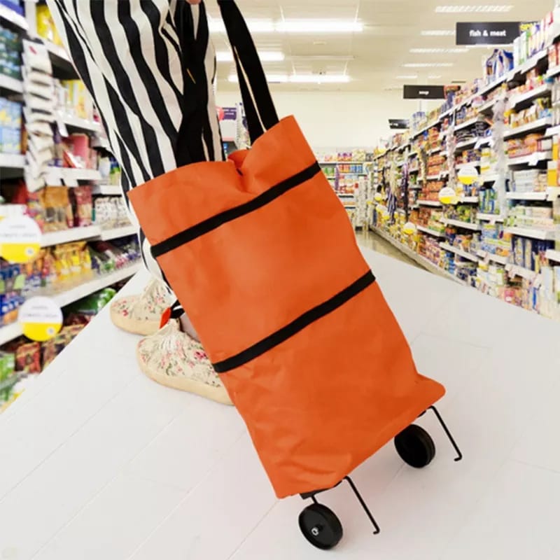 Foldable Trolley Shopping Bag