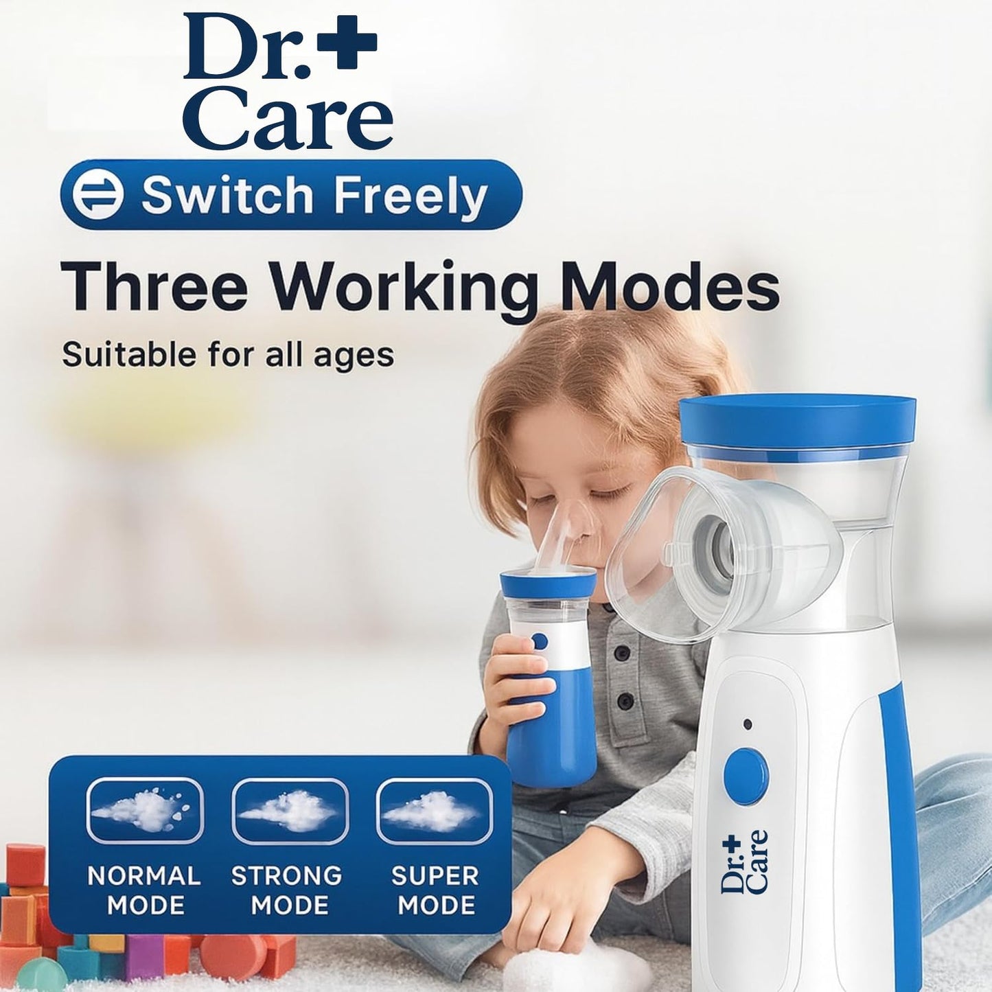 Mesh Nebulizer Kit for Respiratory Care for Adults and Kids