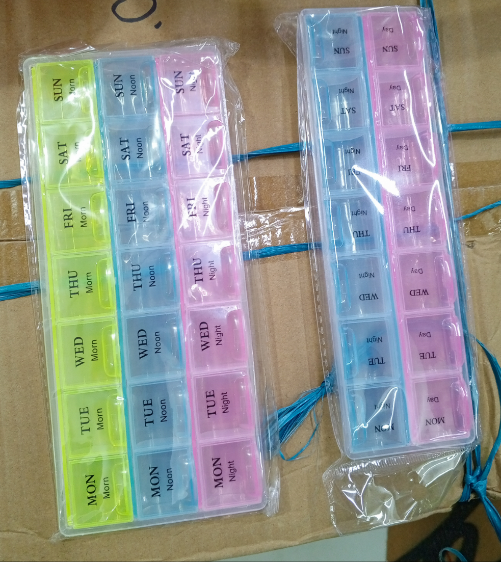 7 Days Weekly Pill Case Medicine Tablet Dispenser Carry Pill Box