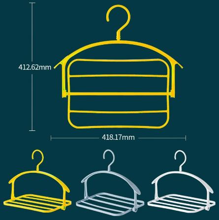 Multifunctional Rotating Quick Drying Rack, Wardrobe Storage Rack 1PCS