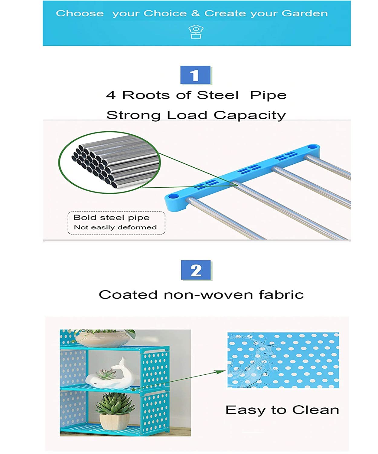 Multipurpose Bookshelf Steel Metal Storage Shelve For Books Storage Organizer, Bookcase For Home Furniture