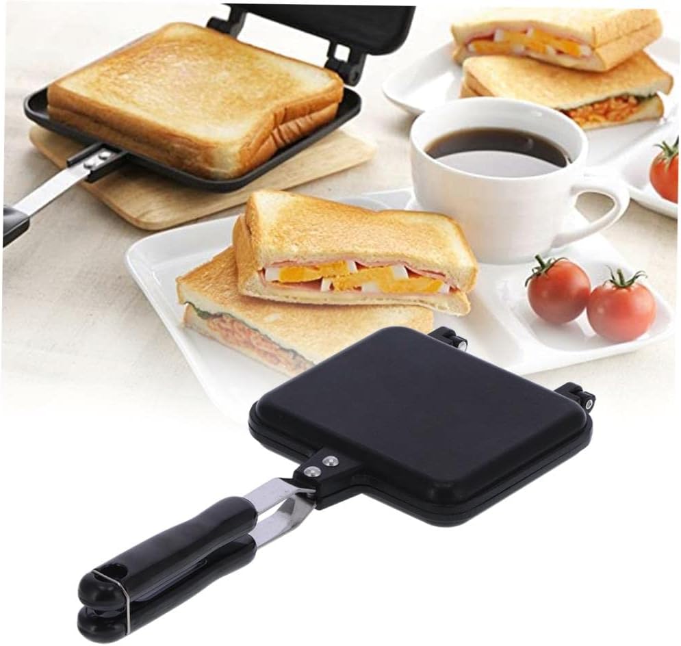 Nonstick Double-Sided Breakfast Frying Pan, Frying Pan For Toaster Breakfast Omelette