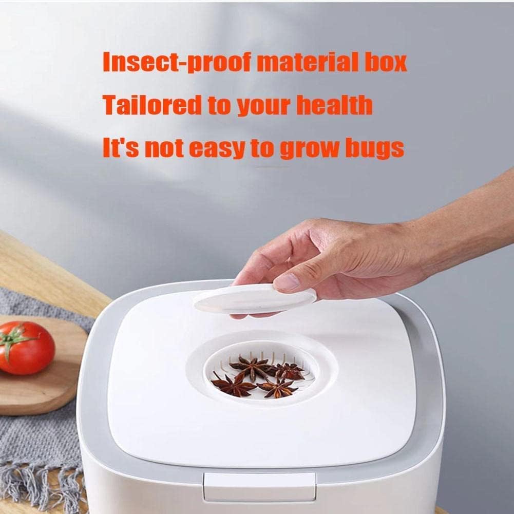 10Kg Moisture-Proof Rice Grain Storage Box, Nano Bucket For Kitchen Container
