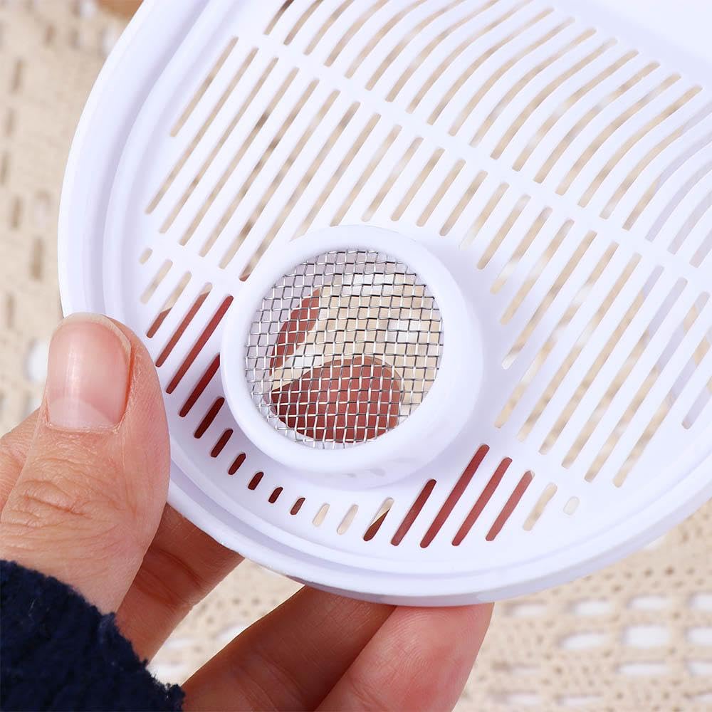 Rice Washer, Manual Plastic Rice Cleaner Washing Bowl With Handle