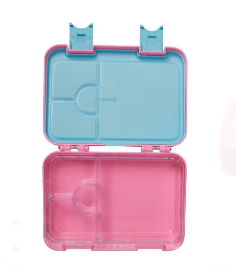 Smiggle - 4 compartment Unicorn Happy Bento Lunch Box for Kids