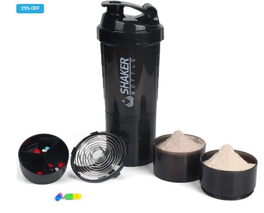 Sports Water & Shaker Bottle Capacity 500ml / 16oz