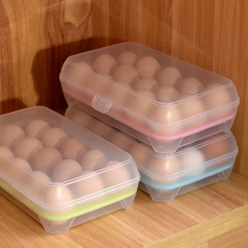 15 Cells Eggs Storage Case With Lid