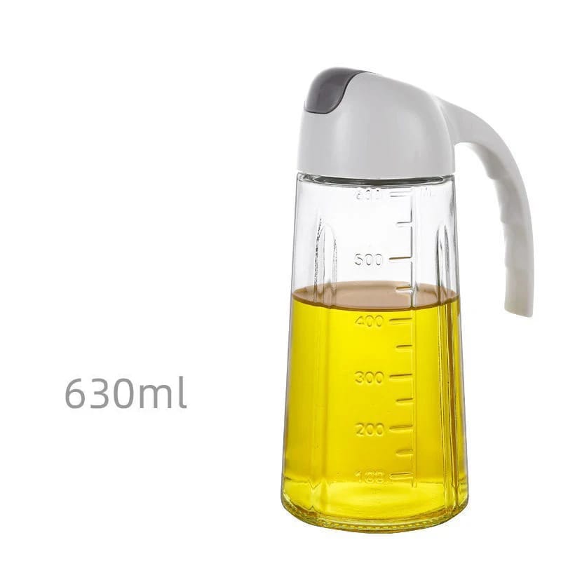 630ml Automatic Open Close Glass Oil Jug