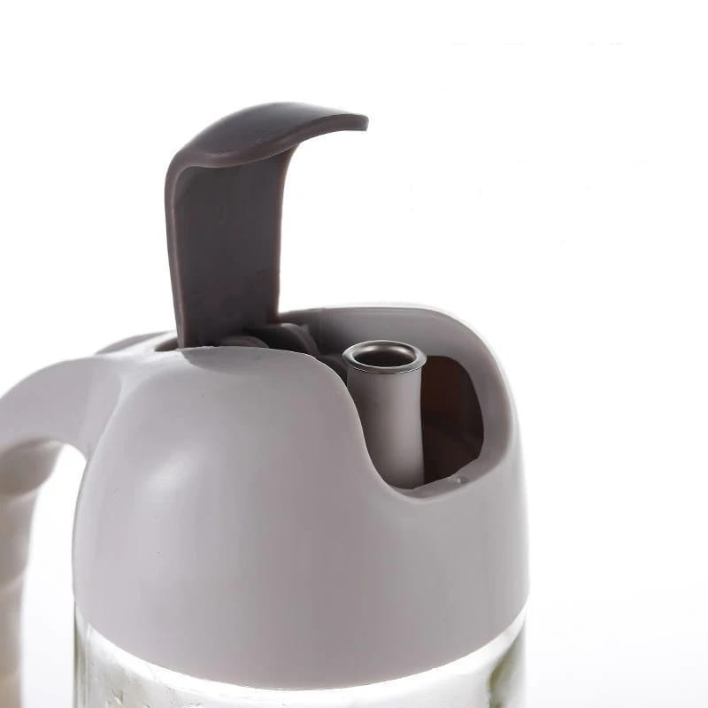 630ml Automatic Open Close Glass Oil Jug
