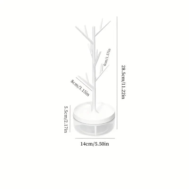 Branch Jewelry Rack with Rotatable Base