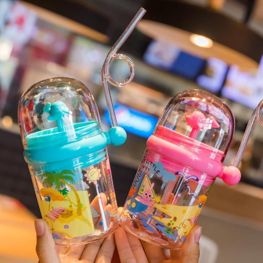 Kids Funny Whale Water Drinking Bottle 250ml