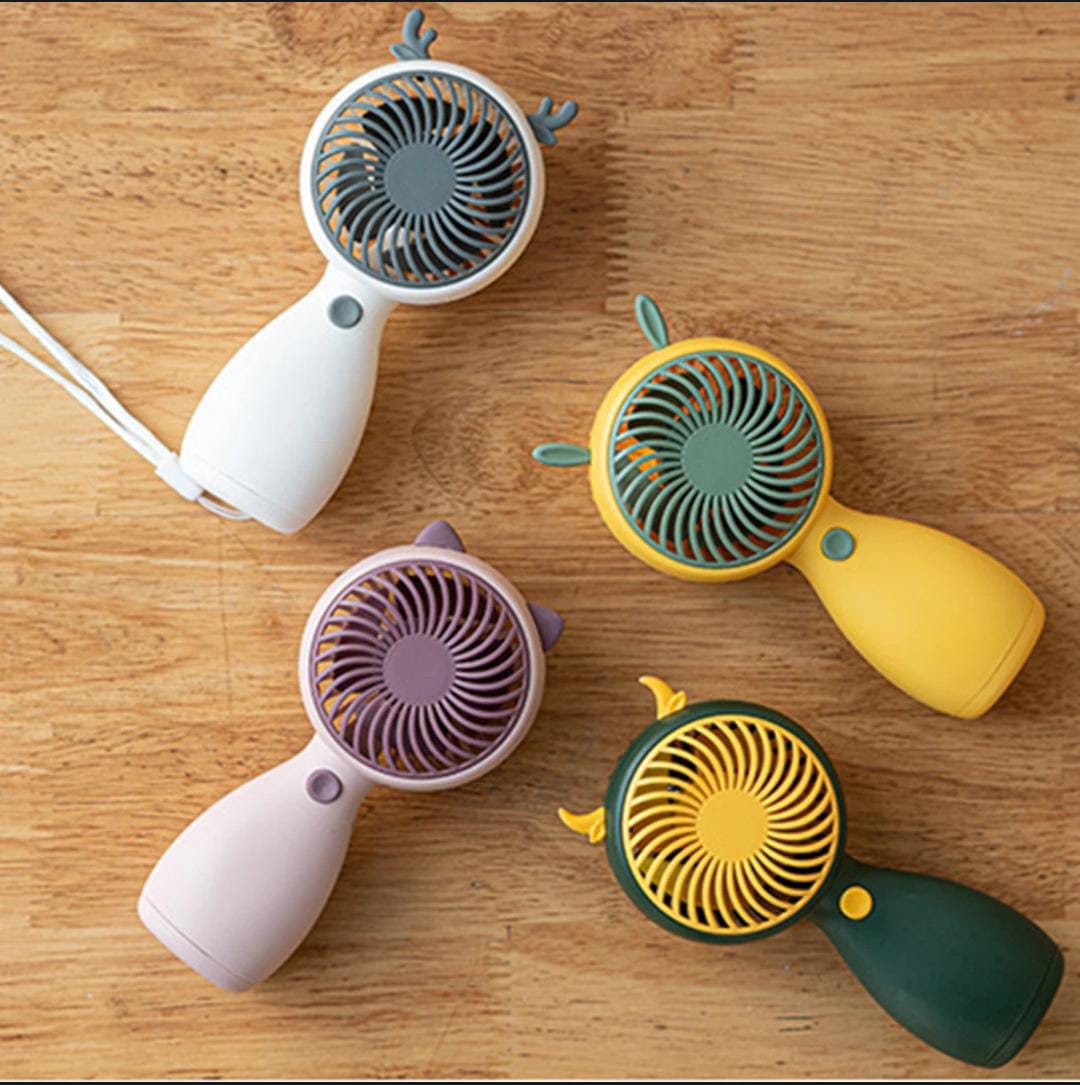 Mini Handheld Desk Table Fan Rechargeable