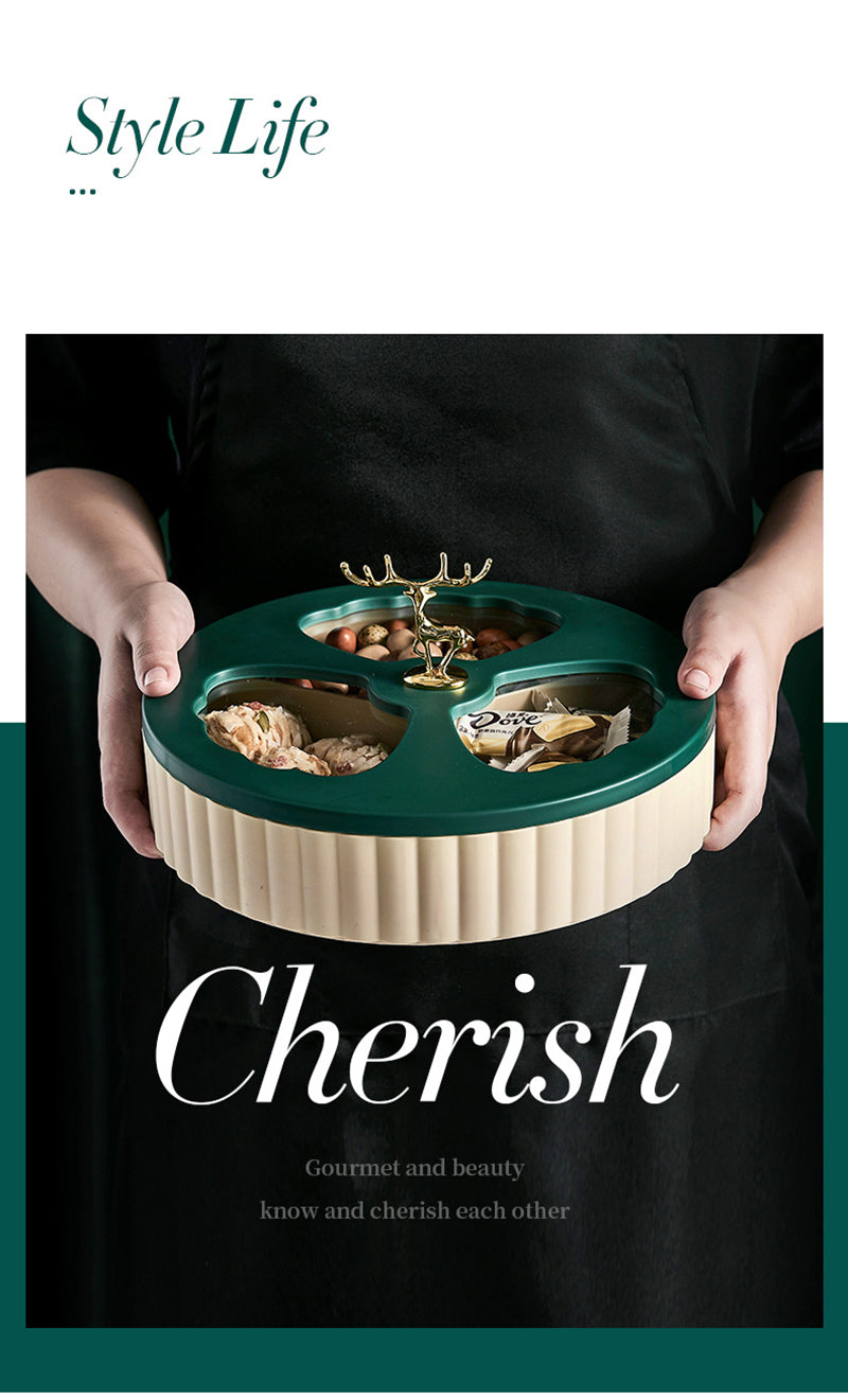 Double-Layers Nordic Style Dried Fruit Box (Premium Quality)