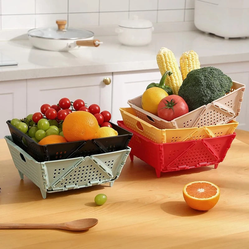 Foldable Food Drain Basket (Premium Quality)