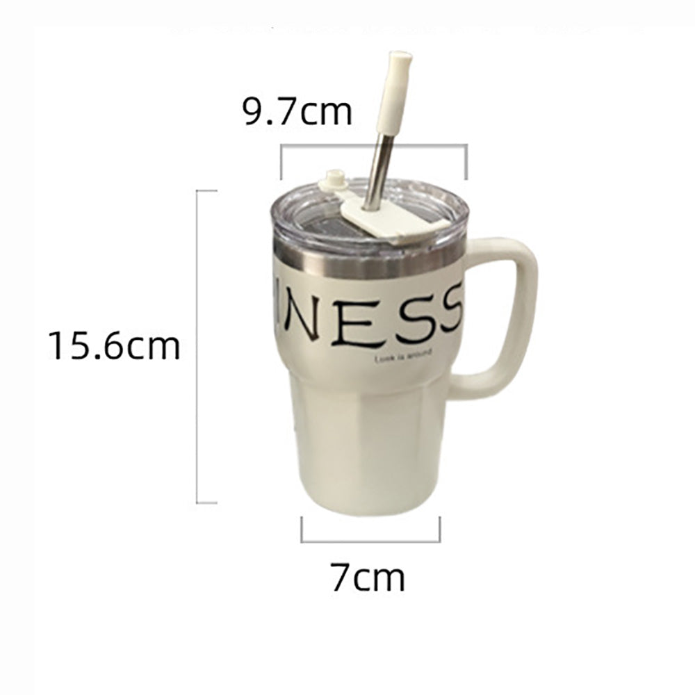 600ml Stainless Steel Korean Style Coffee Mug (Superior Quality)