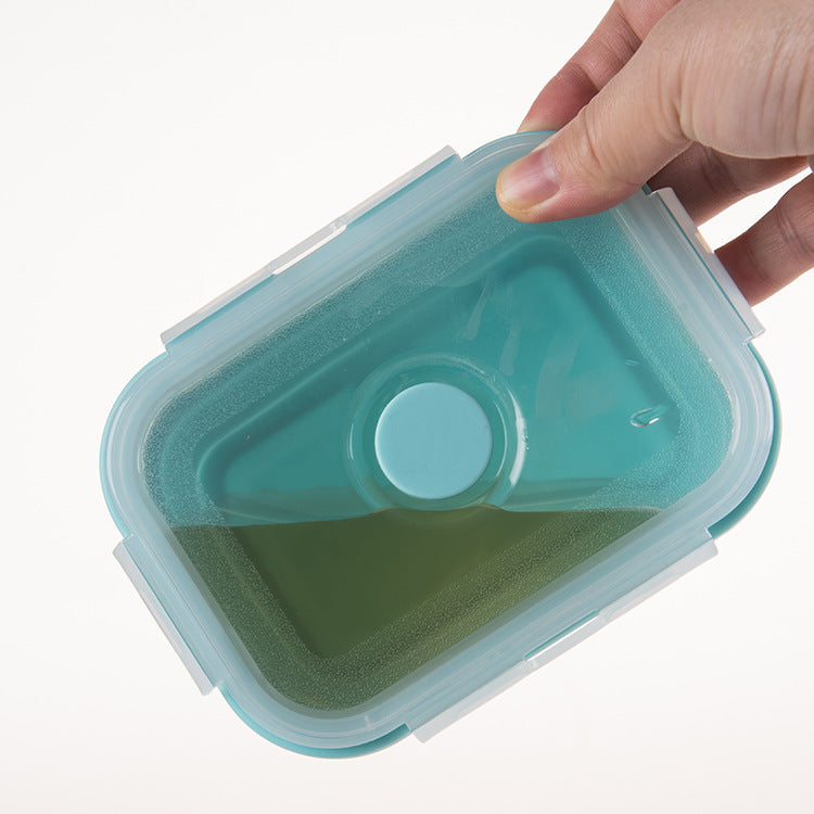 Silicon Foldable Food Storage Containers With Lids (Pack Of 4)