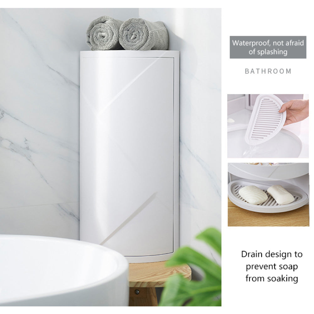 Creative Rotating Bathroom Storage Cabinet (Premium Quality)