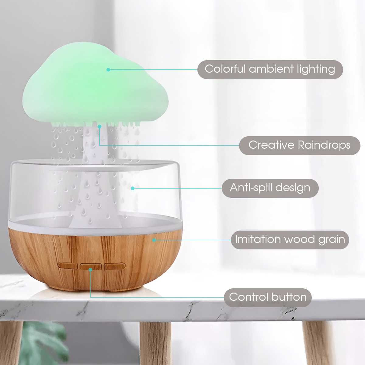Rain Cloud Humidifier (Premium Quality)