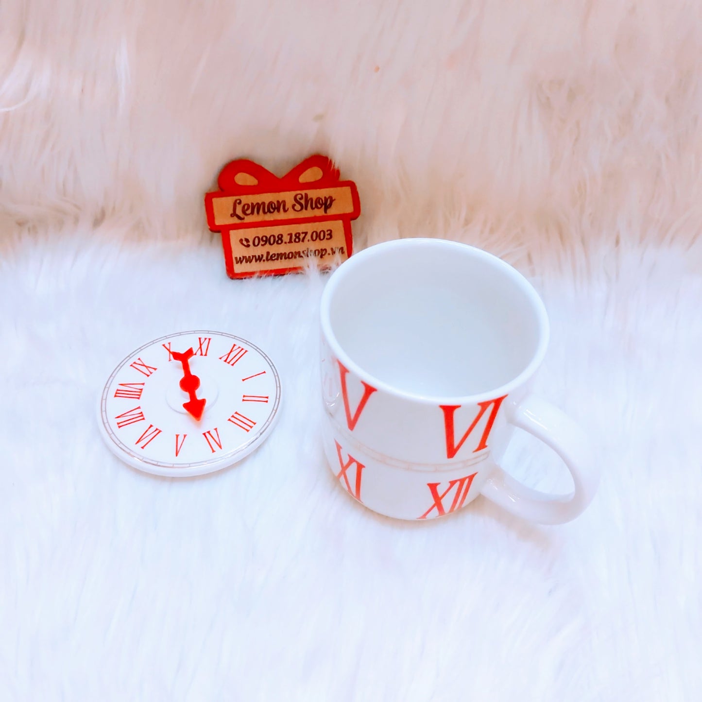 Clock Style Ceramic Cup