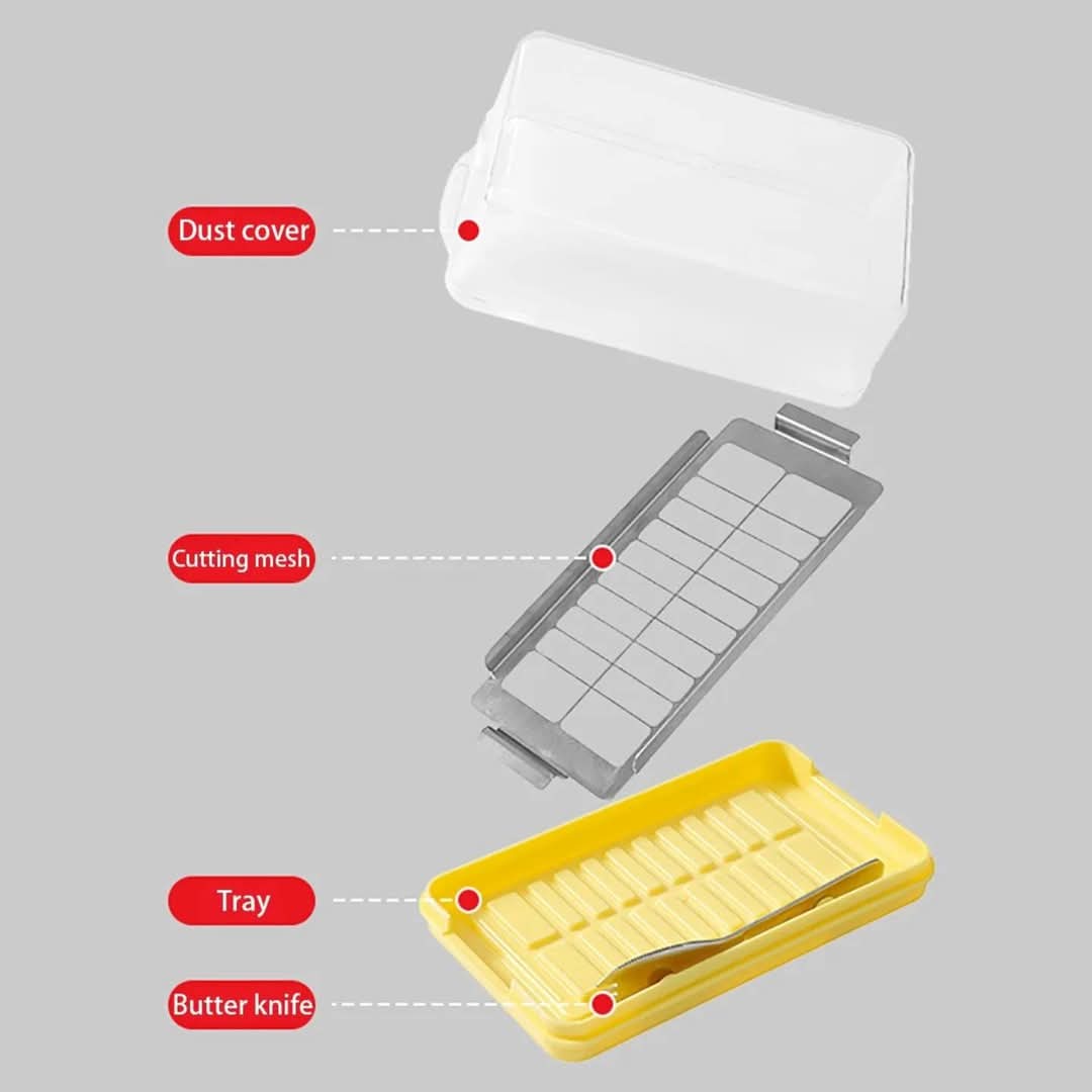 Cheese Butter Cutting Board With Lid (Premium Quality)