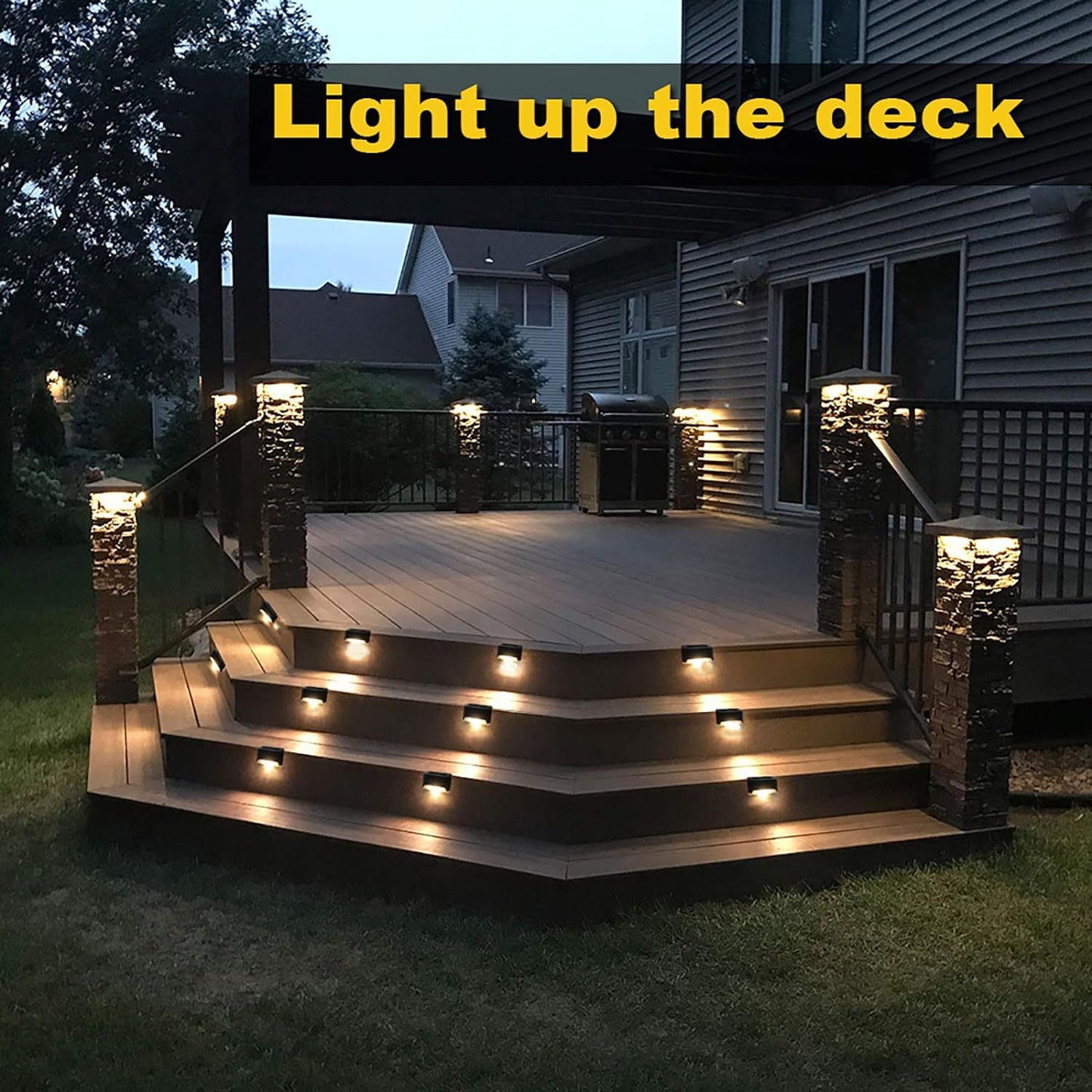 Waterproof Solar Deck Fence LED Light (Superior Quality)