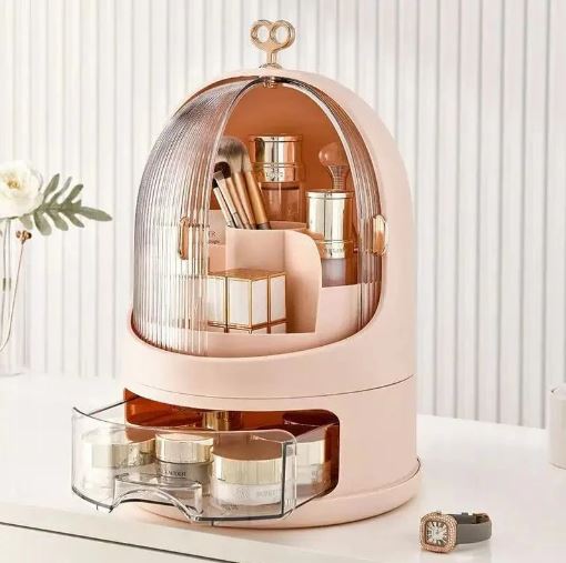 Makeup Storage Organizer, Makeup Holder Organizer, 360° Rotating Makeup Organizer