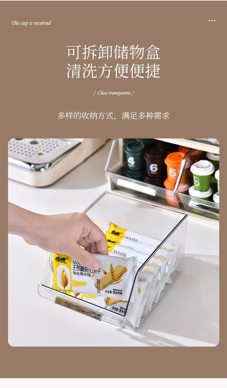 2 Tier Kitchen Tea And Coffee Organizer (Premium Quality)