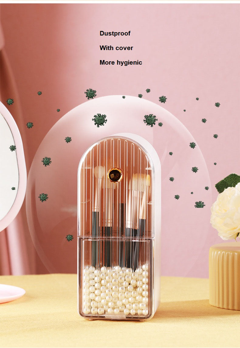 Stackable Desk Makeup Brush Storage Box