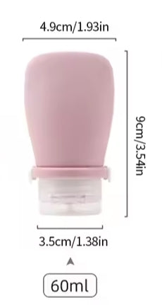 60ml Travel Silicone Liquid Soap Bottle