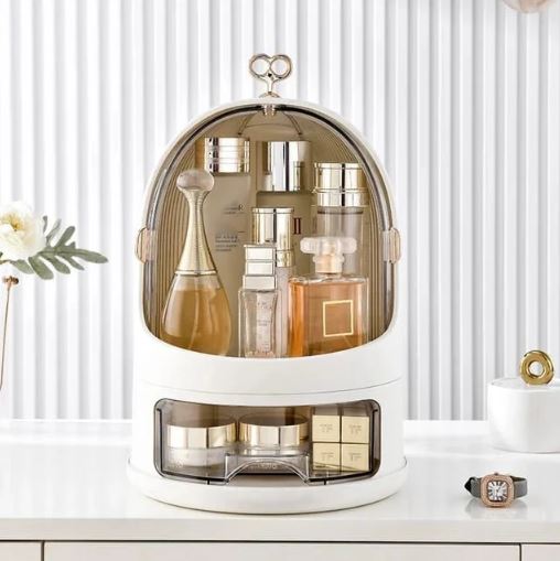 Makeup Storage Organizer, Makeup Holder Organizer, 360° Rotating Makeup Organizer