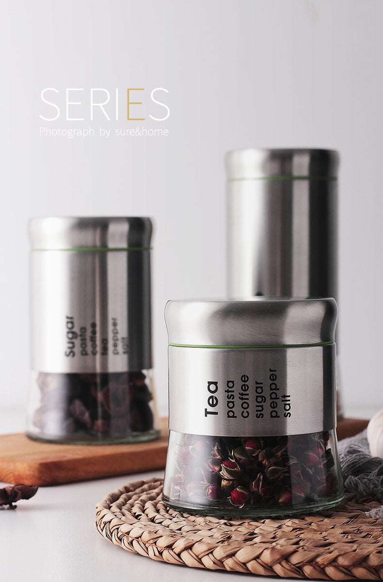 3Pcs Stainless Steel Jar Set (Premium Quality)