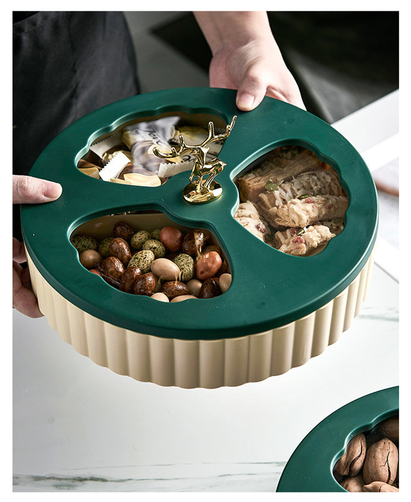 Double-Layers Nordic Style Dried Fruit Box (Premium Quality)