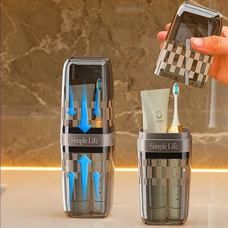 Transparent Toothbrush Travel Container (Premium Quality)