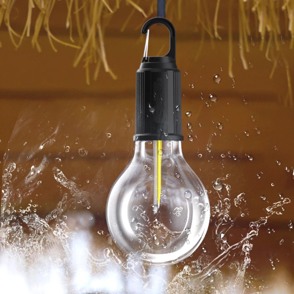Rechargeable Hanging Bulb With 3 Modes
