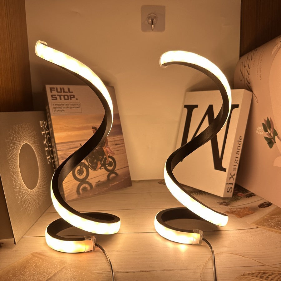Spiral Style Modern LED Lamp (Premium Quality)