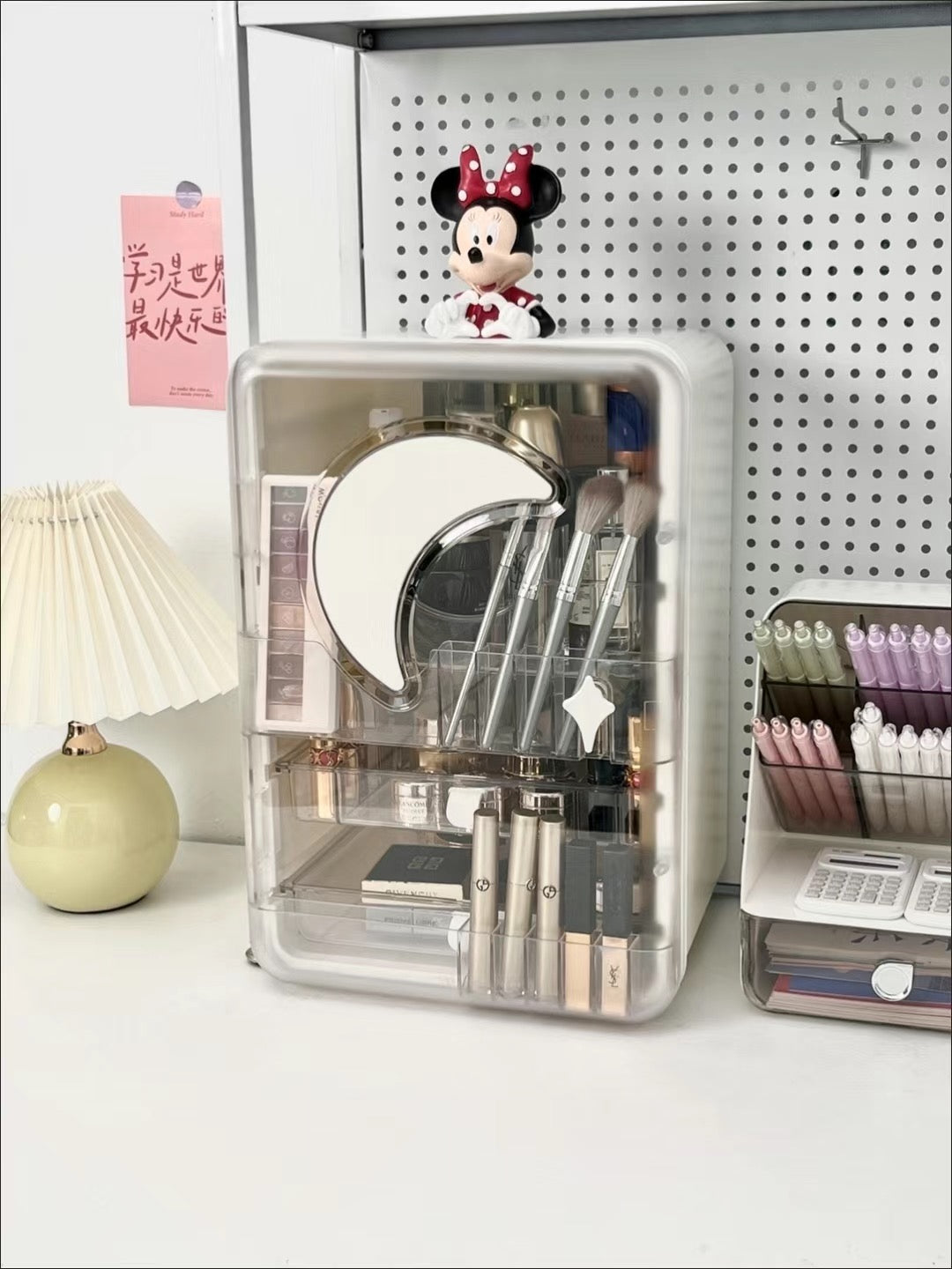 Transparent Luxury Large Capacity Cosmetics Storage Box (Premium Quality)