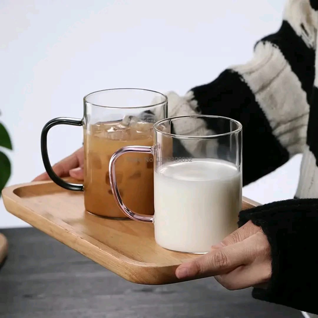 6Pcs Borosilicate Glass Mug Set