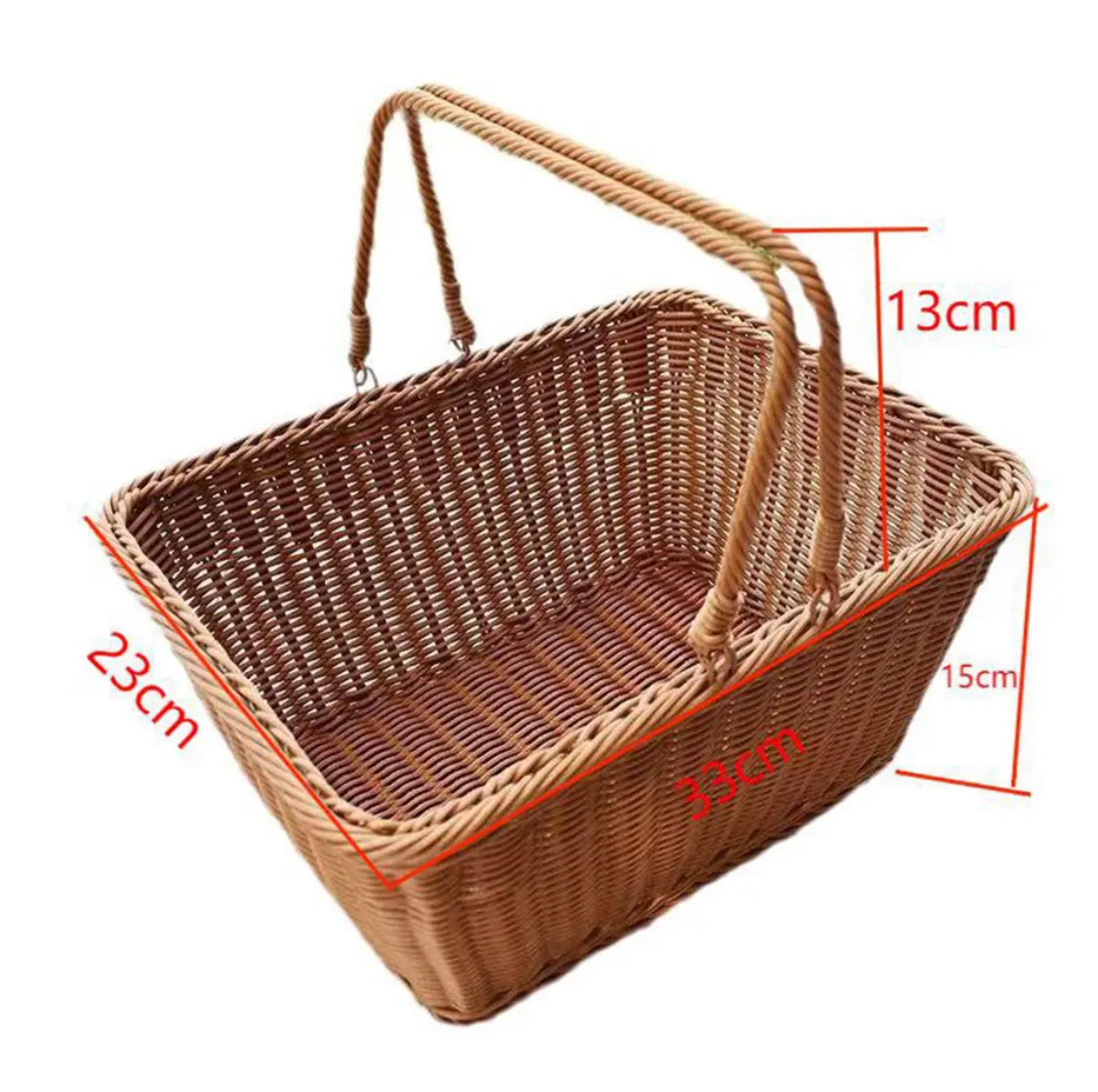 Woven Picnic Basket, Water Bread Service Box, Light Weight Imit