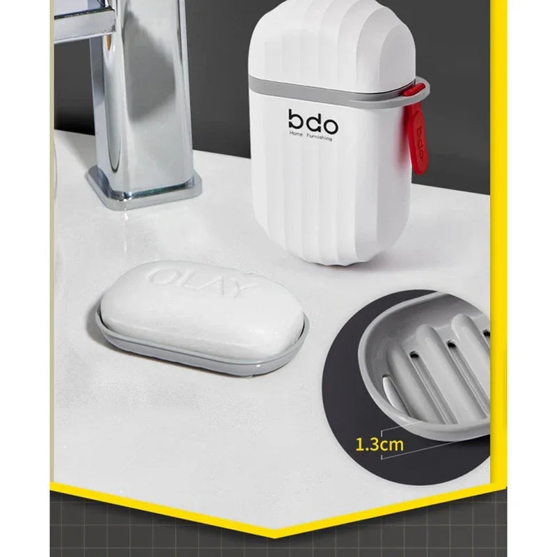 Plastic Soap Dish Travel Box Holder (Premium Quality)