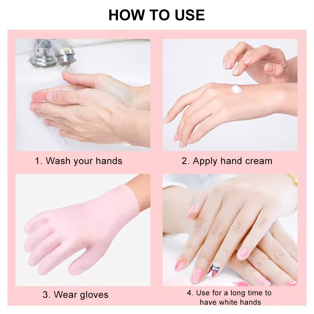 Silicone Hand Glove Pair
