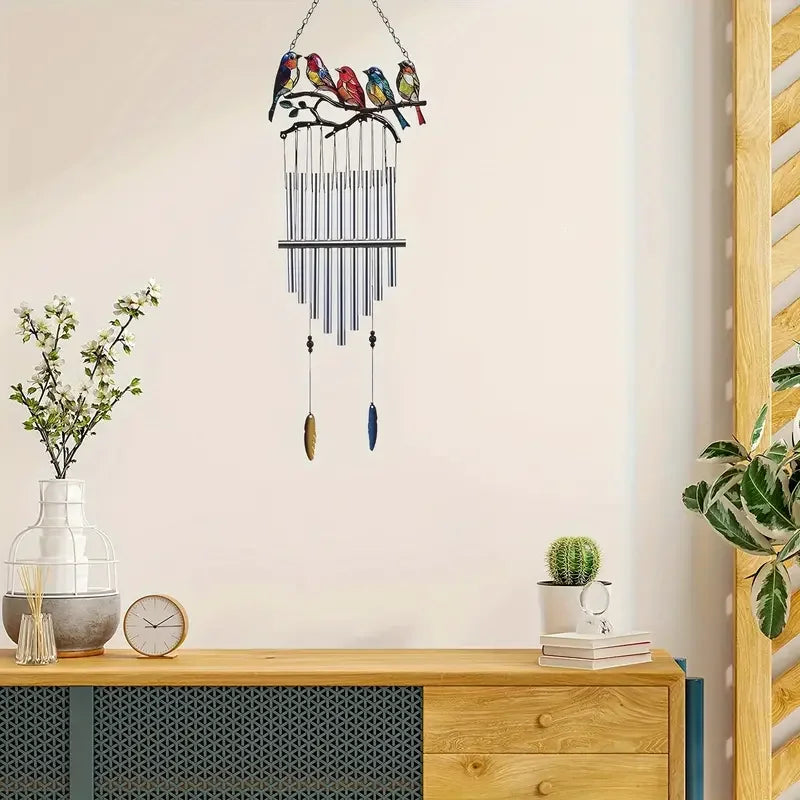 Wall Hanging Bird Metal wind chime. (Premium Quality)